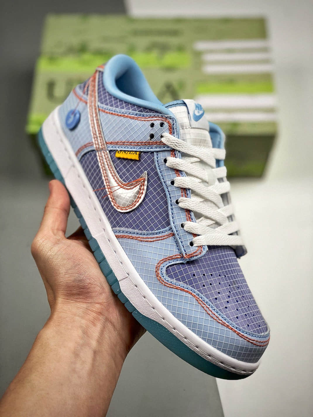 Union x Nike Dunk Low “ブルー” DJ9649-400 偽物 販売 • Yzys.jp